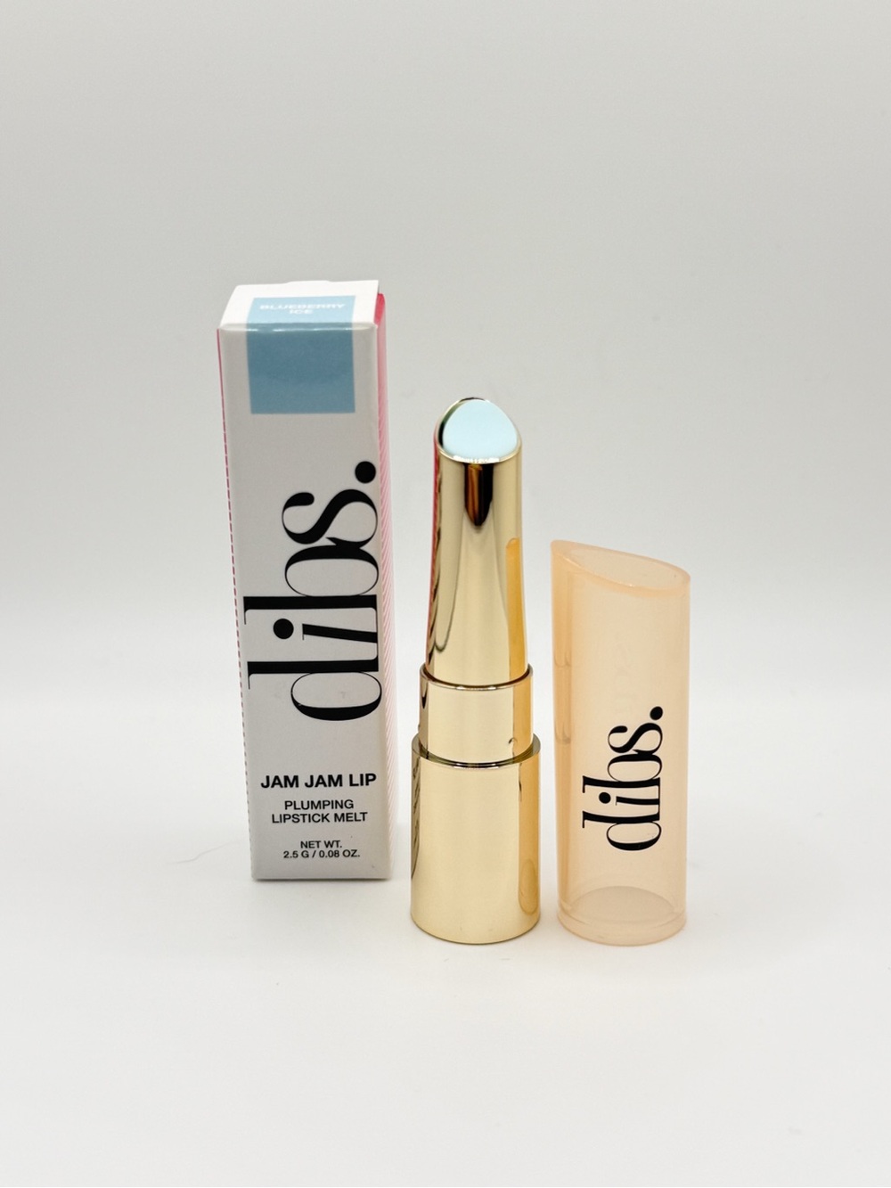 DIBS Beauty Jam Jam Lip Plumping Lipstick Melt Blueberry Ice NIB